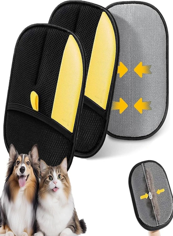 N2J2 SHOP Pet Hair Removal Tool, Electrostatic Pet Hair Remover,Static Removal Gloves for Pet Hair, Dog and Cat Hair Remover Electrostatic Gloves Set for Couch, Clothes, Car, Carpet (1Pcs Black) - Image 1